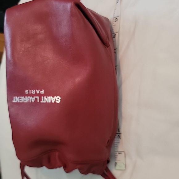 REDUCED....MAKE OFFER SAINT LAURENT TEDDY POUCH GORGEOUS! Pouch !GREAT CONDITION - Picture 11 of 13